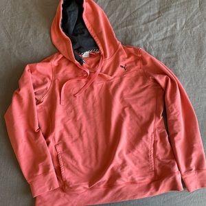 Puma pink crop top sweatshirt